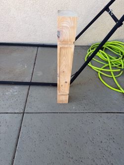 Wood posts