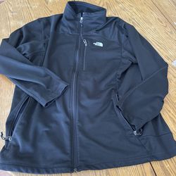 The North face men’s full zip fleece xl black