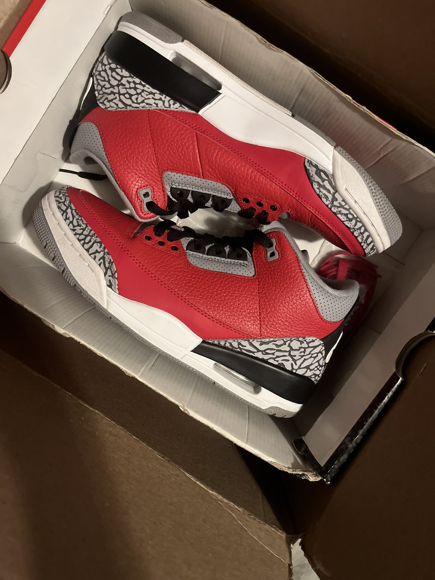 Jordan 3s Red Cement