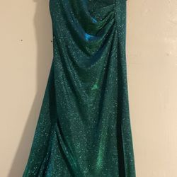 Prom Formal Dress Green 
