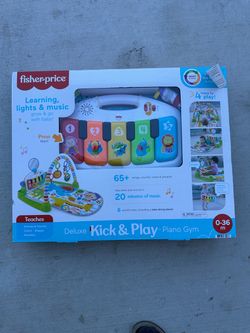 Fisher-Price Deluxe Kick & Play Piano Gym
