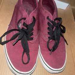 VANS Burgundy (Size 10.5 Men’s) Good Condition 