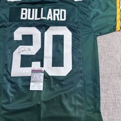 Javon Bullard Signed Autograph Custom Jersey - JSA Coa - Green Bay Packers