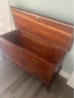 Antique Solid Wood Chest