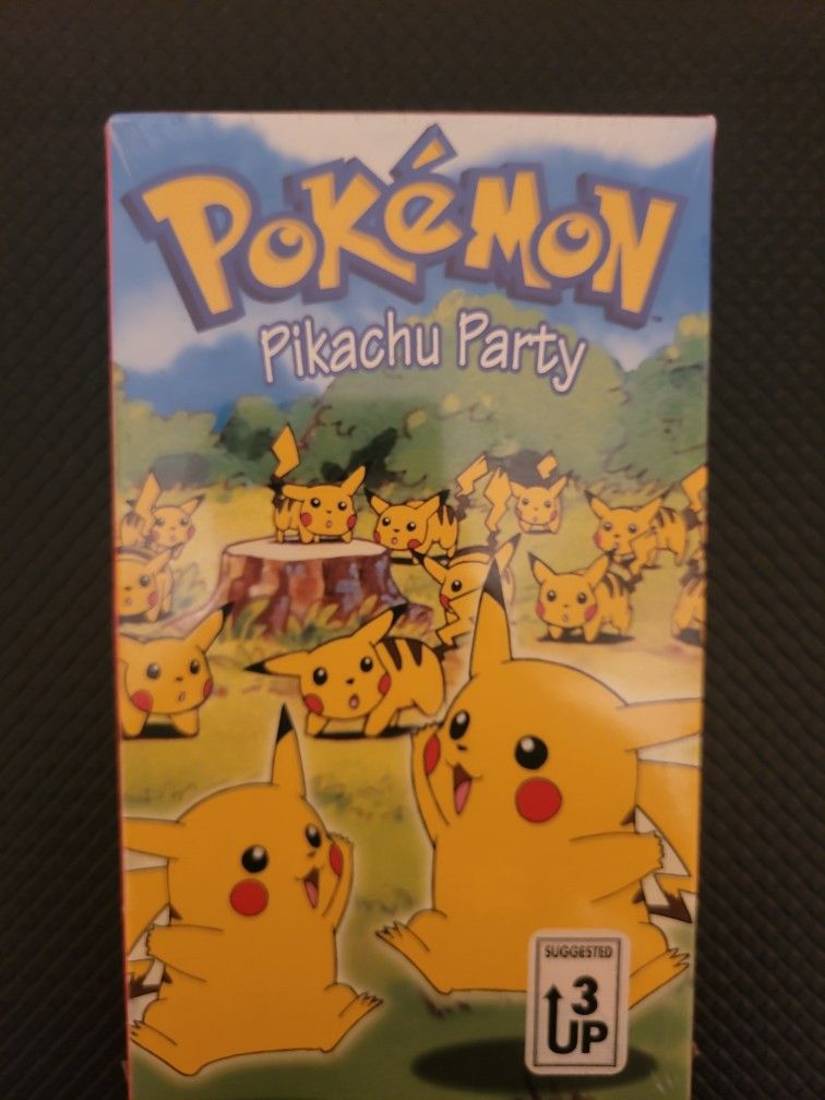 Pokemon Pikachu Party SEALED VHS