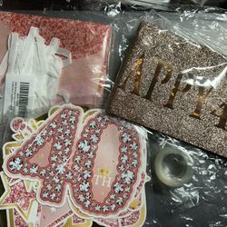 40th Birthday Party Supplies 