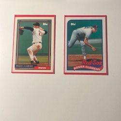 Roger Clemens Topps Baseball Cards