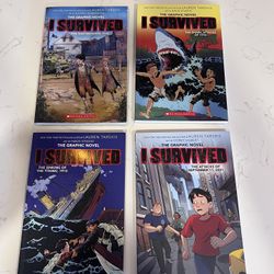 Graphic Novels Set Of 4 Books In Excellent Condition 