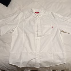 Supreme Long Sleeve Collard Shirt 