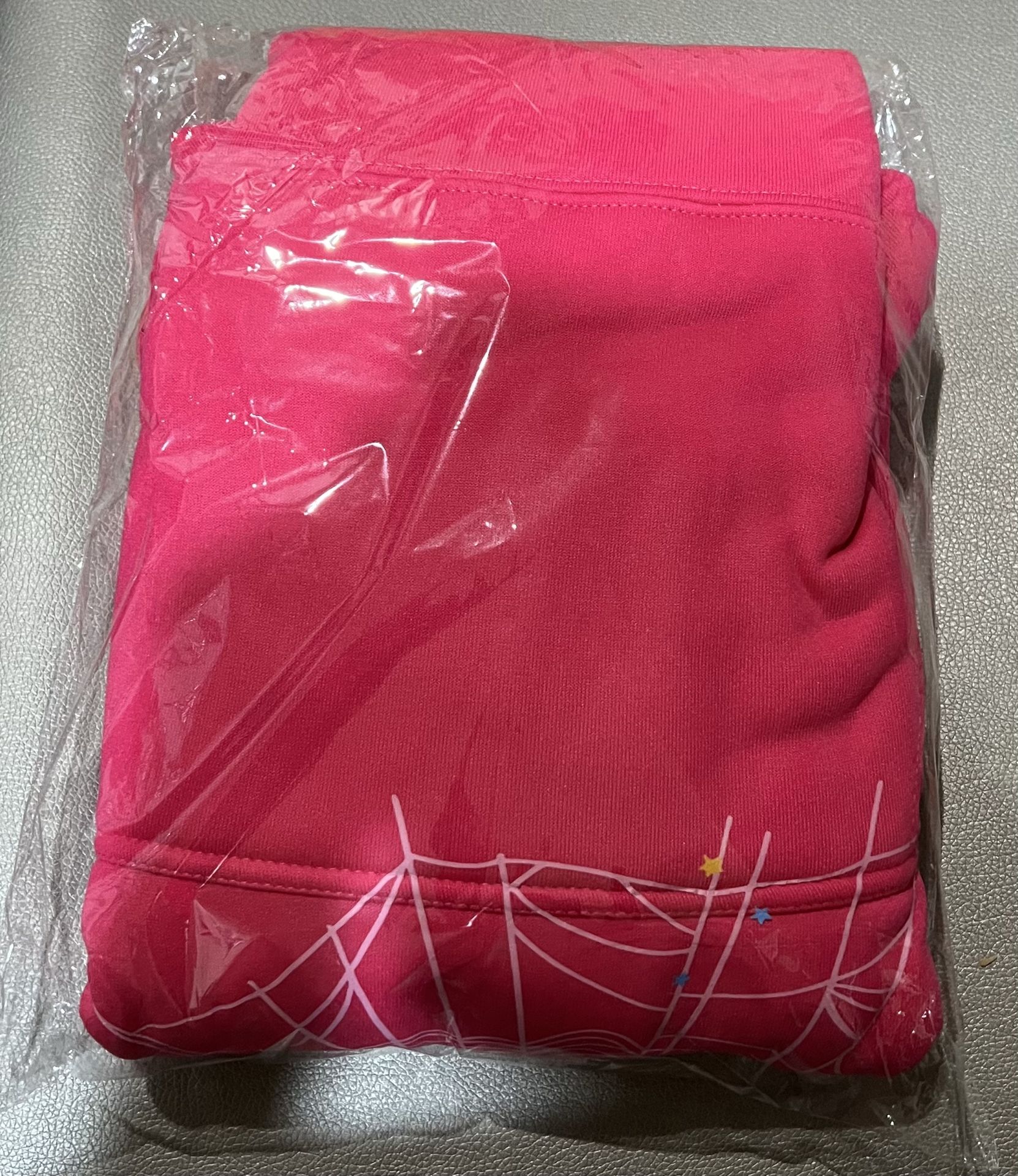 Pink spider hoodie size L