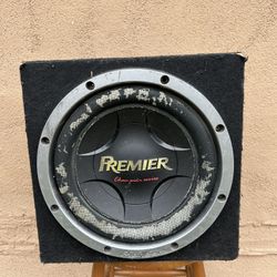 Used Subwoofer Premier Champion Series 1200W Speaker Box.