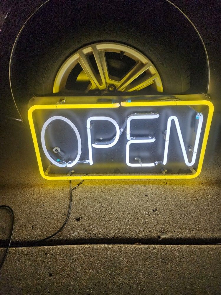 Neon Open Sign