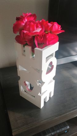 Valentine LOVE vase