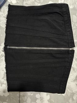 Black Crop Jean Top