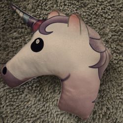 Unicorn Soft Decorative Pillow Or Stuffed Plushy. Great Condition,  No Pet/Smoke Free Hm