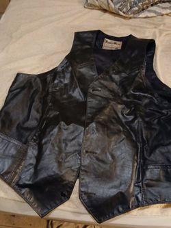 Black Leather Vest