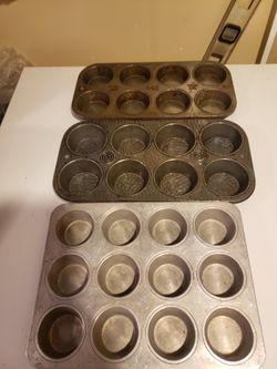 3 Cup Cake Or Muffin Pans