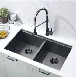 Kitchen sink with work station 33x19 undermount