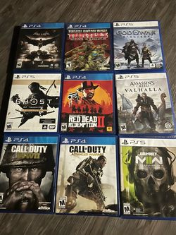 Ps5 and ps4 games