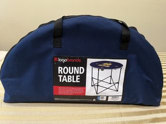 Round folding table - NFL Norte Dame - Official - with carry case