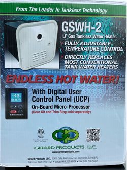 Girard gswh-2 tankless water heater