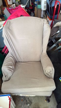 Nice chair with seat cover 2 available