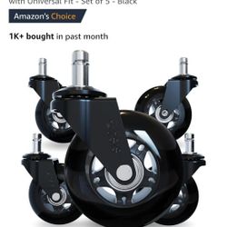 Office Wheels - Black Rollerblade Style
