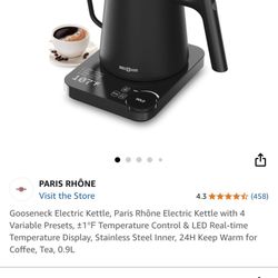 Paris Rhône Electric Kettle - $70