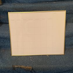 White Board Calendar 