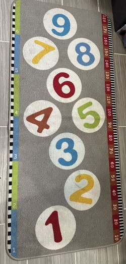 Kids Numbers Rug 
