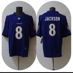 Baltimore Ravens Lamar Jackson stitched jersey size large