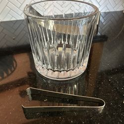 Glass Ice Bucket 