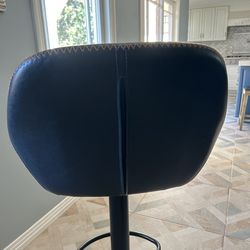 Blue/Black Barstool