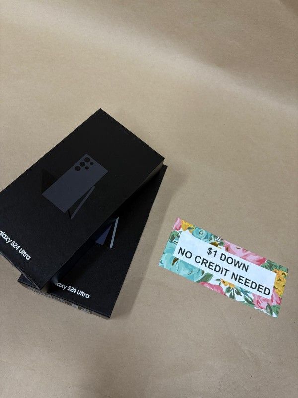 Samsung Galaxy S24 Ultra 5G - Only $1 Today Pay The Rest Later!