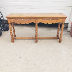 Vintage Console Table Or Entry Way Table 