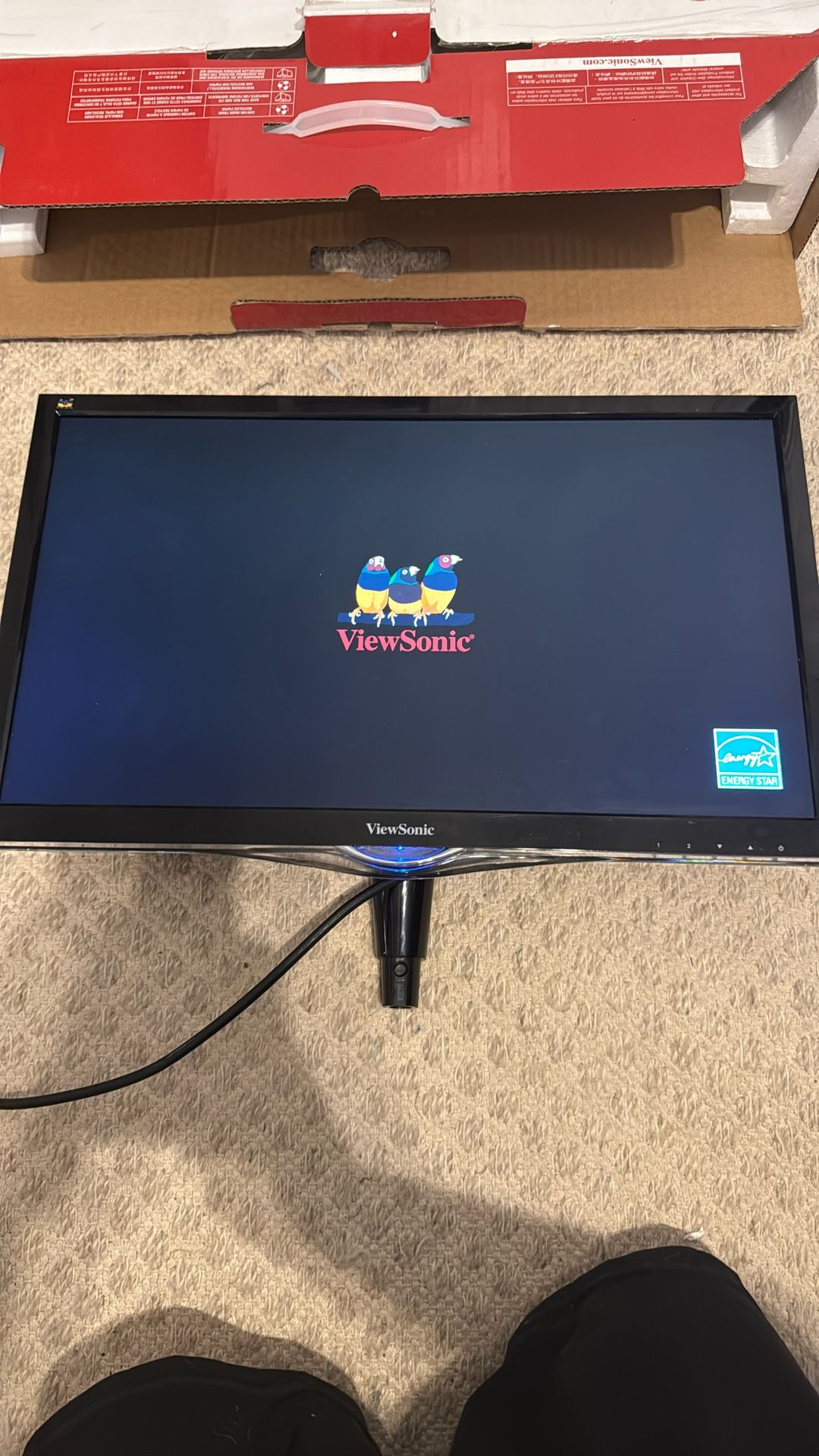 24 Inch ViewSonic Computer Monitor