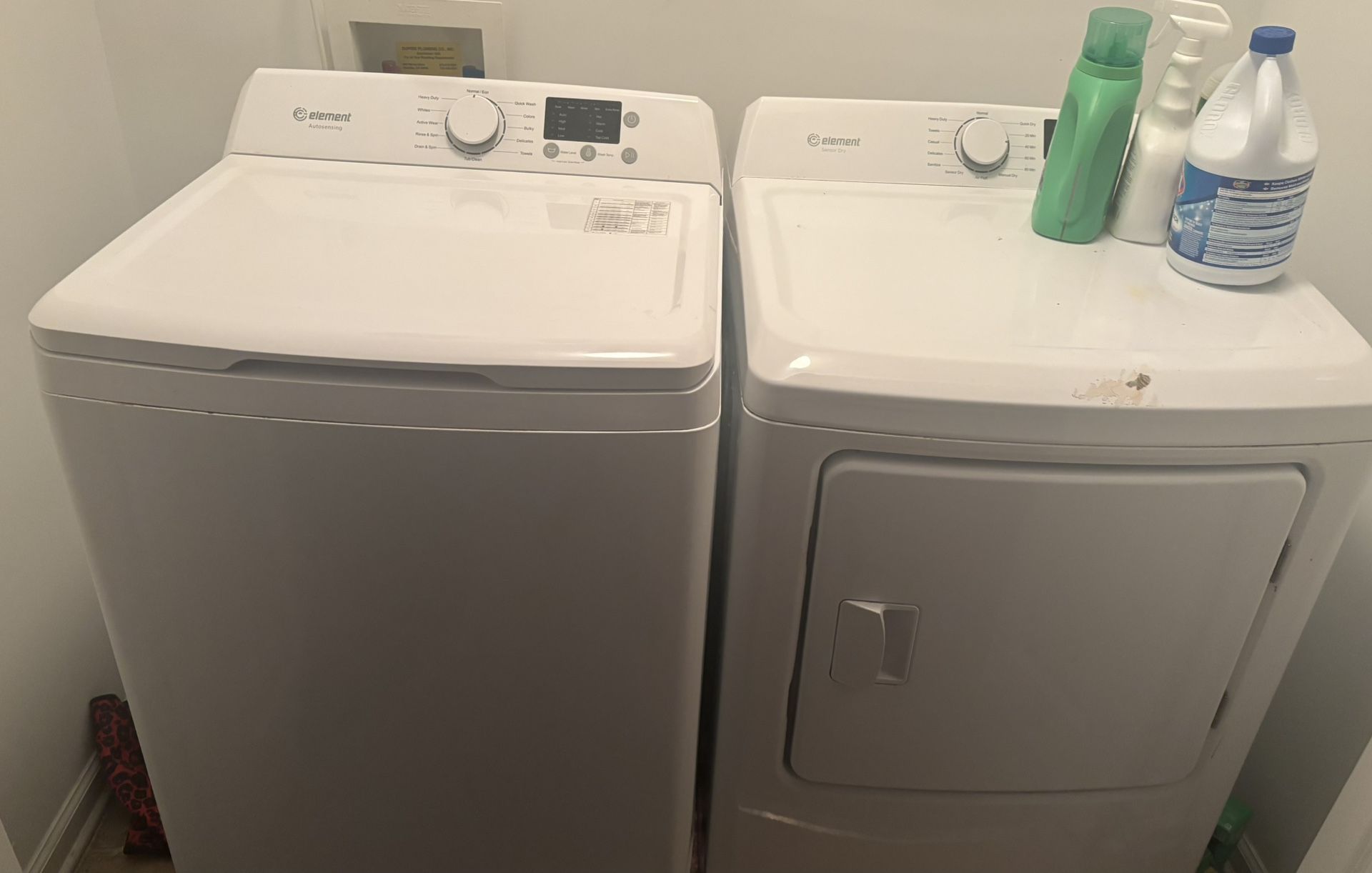 Washer and Dryer