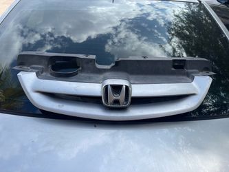 Front bumper grill for 2001-03 Honda civic silver