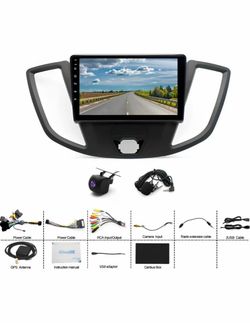 9 Inch Touch Screen Car Radio for Ford Transit 2013-2019, Android 13.0 Double Din Car Stereo with Carplay Android Auto Audio Multimedia Receiver with 