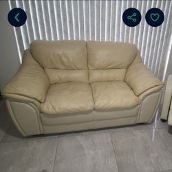 Leather  Swivel Chairs And Couch