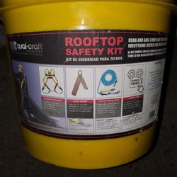 Guardian fall protection rooftop safe tie bucket kit OSHA and ANSI compliant $100