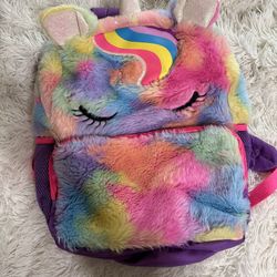 Furry Unicorn Backpack 