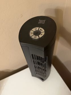 2 Sunter 13" Mini Desktop Tower Fan (3-Speed, Oscillating) – Clean & Working