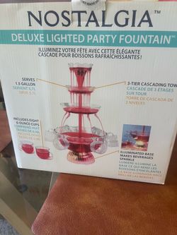 *New* Deluxe lighted Party fountain