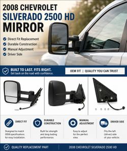 Chevy Silverado Driver side mirror
