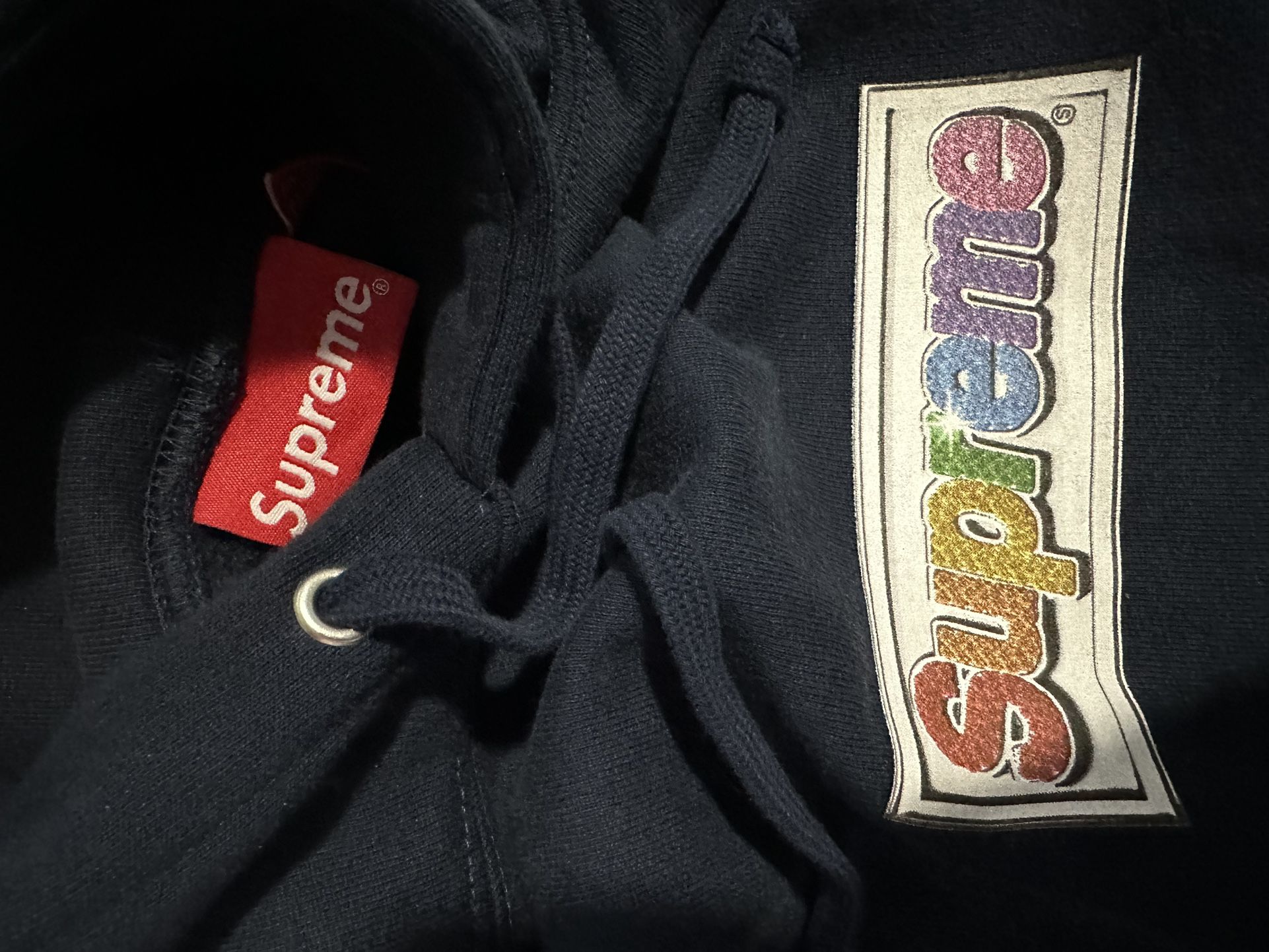 supreme bling box logo hoodie for Sale in Bellerose, NY   OfferUp