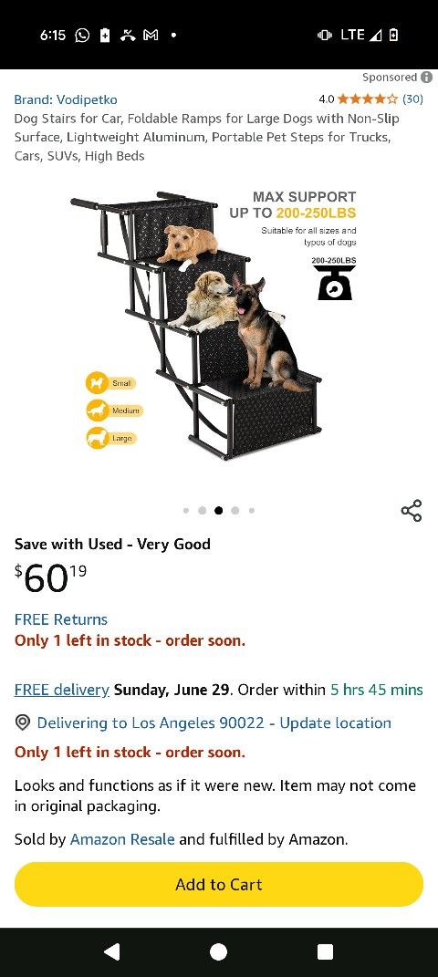 Dog Stairs For Car