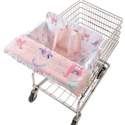 Shopping Cart and High Chair Cover Unicorn