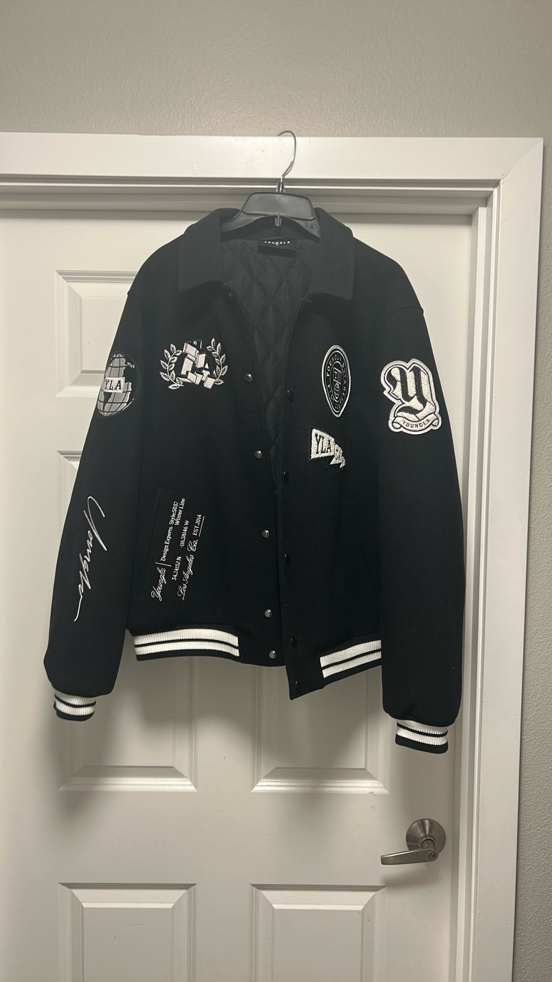 Youngla Leather man Jacket Men’s Only Used Once