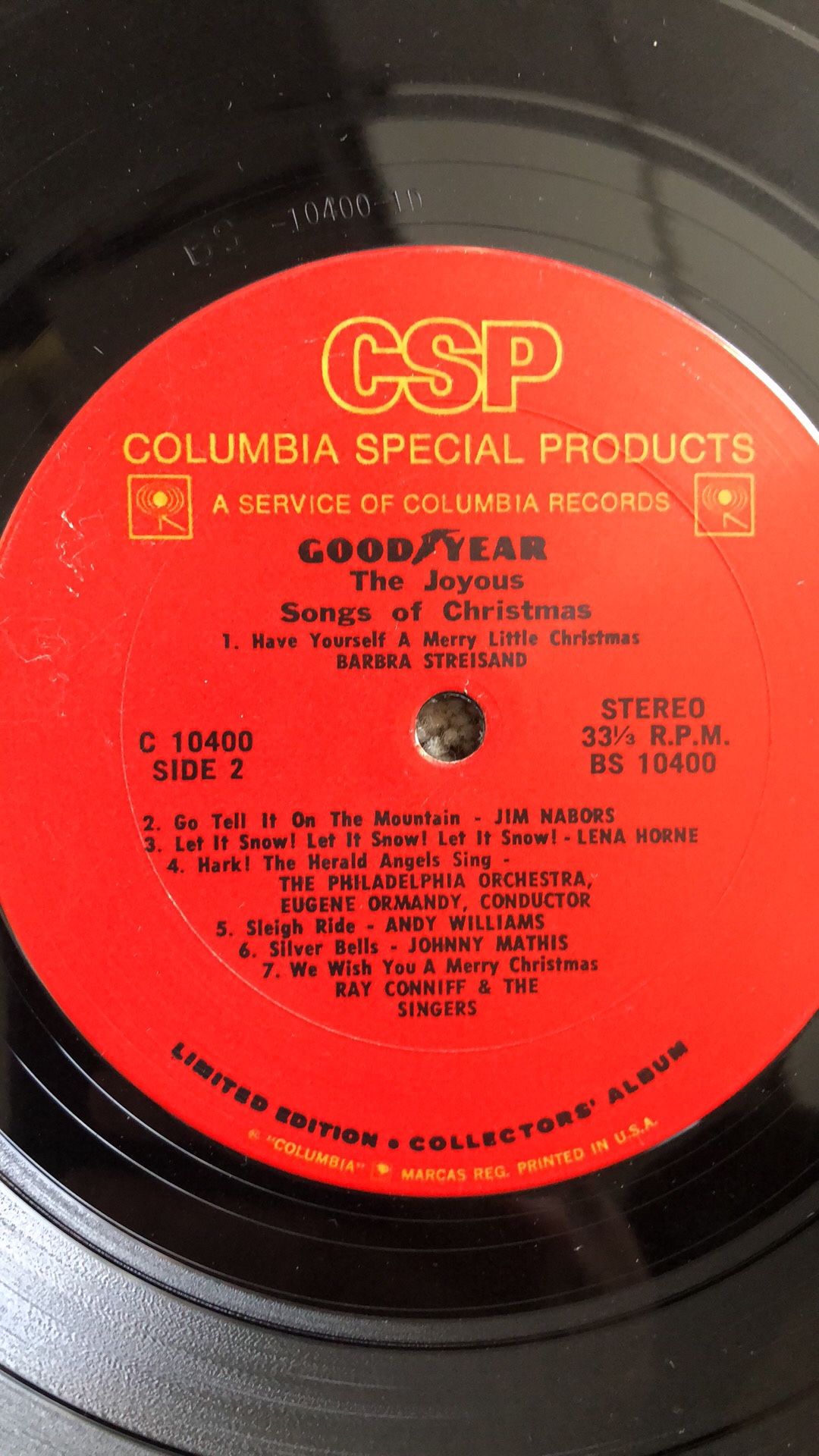 Vinyl Good Year The Joyous Songs of Christmas